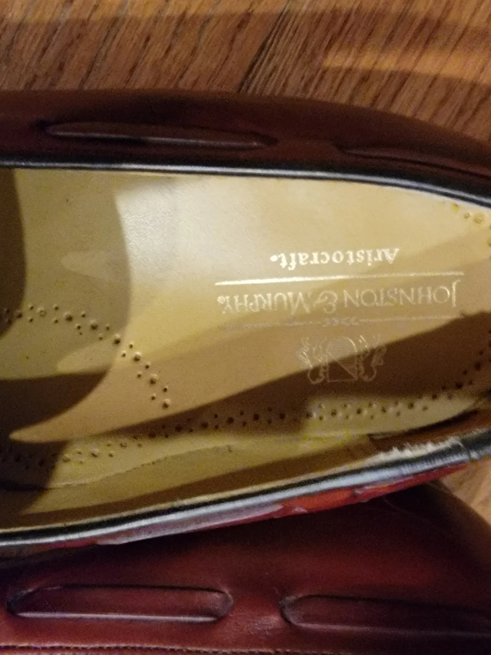 Vintage Johnston & Murphy Aristocraft Mens Brown Tassel Loafers In Cordovan